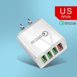 25W QC3.0 Wall Charger – 3 USB Port Fast Charging Adapter - Image 8