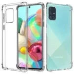 Samsung Galaxy A71 Crystal Clear Heavy Duty Transparent TPU Bumper Shockproof Case Cover
