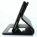 Samsung Galaxy S22 Ultra Leather Wallet Case – Black - Image 2