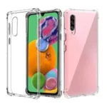 Samsung Galaxy A90 Crystal Clear Heavy Duty Transparent TPU Bumper Shockproof Case Cover