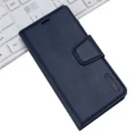 Samsung Galaxy A20 Navy Blue Hanman Wallet Leather Card Holder Flip Case