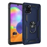 Samsung Galaxy A30 Navy Blue Shockproof Magnetic Car Mount Ring Case
