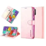 Samsung Galaxy A51 Wallet Leather Flip Case Rose Gold Magnetic Stand