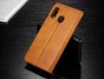 Samsung Galaxy S22 Ultra Leather Wallet Case – Brown - Image 5