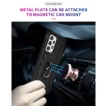 Samsung Galaxy S23 Ultra Magnetic Ring Rugged Case – Rose Gold - Image 7
