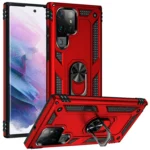Samsung Galaxy S23 Ultra Magnetic Ring Rugged Case – Red