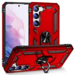 Samsung Galaxy S23 Magnetic Ring Rugged Case – Red