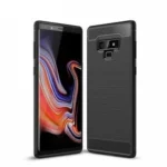 Samsung Galaxy Note 8 Black Shockproof Heavy Duty Rugged Matte Carbon Fiber Case Cover
