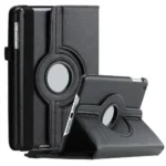 Galaxy Tab A8 Case – Black 360° Rotating Stand