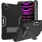 Apple iPad Air 13 2024 Heavy Duty Kickstand Case (Black)
