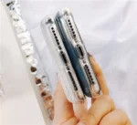 iPhone X XS Pink Glitter Gel Case - Image 3