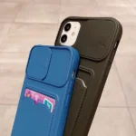 iPhone XR Purple Wallet Case with Camera Cover - Image 3