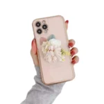 iPhone 11 Purple Flower Pattern Shockproof TPU Case - Image 5