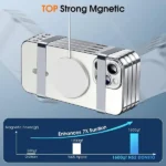 iPhone 15 Pro Max MagSafe HaloLock Case – Silver - Image 4