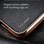 iPhone 12 Pro Max Green Leather Case - Image 4