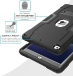 Apple iPad Air 13 2024 Heavy Duty Kickstand Case (Black) - Image 4