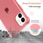 iPhone 11 Pro Max Pink Green Rainbow Clear Case - Image 6