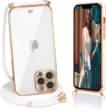 iPhone 11 Red Luxury Electroplating Chain Case - Image 6