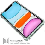 iPhone 11 Crystal Clear Heavy Duty TPU Bumper Case - Image 4