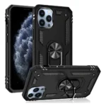 iPhone 11 Pro Black Magnetic Car Mount Ring Case