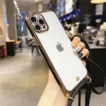 iPhone 11 Pro Max Black Electroplated Chain Case