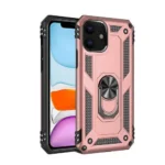 iPhone 11 Rose Gold Magnetic Car Mount Ring Case
