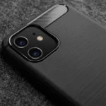 iPhone 12 Rugged Carbon Fiber Case – Black - Image 3