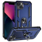 iPhone 13 Rugged Magnetic Ring Case – Navy Blue
