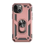 iPhone 13 Magnetic Ring Rugged Case – Rose Gold - Image 3
