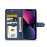 iPhone 13 Mini Wallet Leather Case – Blue - Image 4