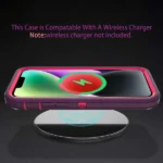 iPhone 14 Purple Rugged Armor Defender Heavy Duty Case - Image 5