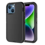 iPhone 14 Plus Black Rugged Armor Defender Heavy Duty Case