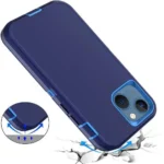 iPhone 14 Plus Blue Rugged Armor Defender Heavy Duty Shockproof Case - Image 4