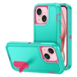 iPhone 15 Plus Heavy Duty Rugged Case – Green