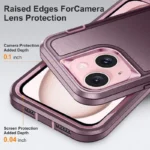 iPhone 15 Plus Heavy Duty Rugged Case – Purple - Image 2