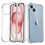 iPhone 15 Plus Crystal Clear TPU Shockproof Case