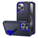 iPhone 15 Pro Heavy Duty Rugged Case – Navy Blue - Image 2
