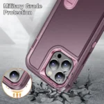 iPhone 15 Pro Max Heavy Duty Rugged Case – Purple - Image 5