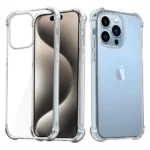 iPhone 15 Pro Max Crystal Clear TPU Shockproof Case