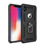 iPhone X Black Magnetic Ring Case