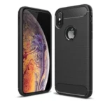iPhone XS Max Black Carbon Fiber Case