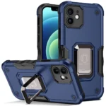 iPhone 11 Blue Magnetic Ring Rugged Shockproof Case