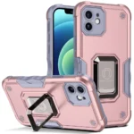 iPhone 11 Rose Gold Magnetic Ring Rugged Case
