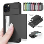 iPhone 11 Pro Rose Gold 360 Wallet Case with Card Slot - Image 2