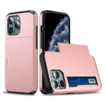 iPhone 11 Pro Rose Gold 360 Wallet Case with Card Slot - Image 5