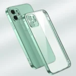 iPhone 11 Pro Green Electroplated Clear Case - Image 4