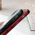 iPhone 11 Pro Red Electroplated Clear Case - Image 4