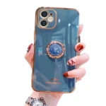 iPhone 11 Grey Electroplated Ring Case - Image 2
