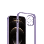 iPhone 11 Purple Clear Electroplated Elegant Case - Image 3
