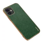 iPhone 11 Green Soft Leather-Style Elegant Case - Image 2